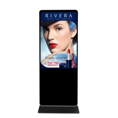 quality  43 inch wifi custom indoor lcd video floor standing digital signage advertising screen kiosk optional factory