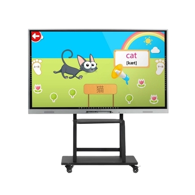 4K Lecture Smart Board Interactive Classroom Led Smart Electric Teaching Board Intelligent Enrollment Board With Built-in OPS Computer