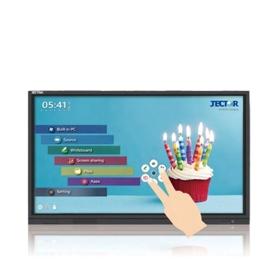 JECTOR 65 inch 4k touch screen interactive electronic whiteboard led interactive whiteboard whiteboard with stand 65&quot; (64.5)