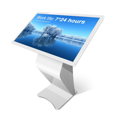 Indoor Customized LCD Show Digital Signage PC Bank Inquiry Capacitive Touch Screen Kiosk Horizontal Digital Touch Kiosk For Mall