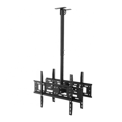 Cold Roll Steel Double Source Factory Screen LCD TV Bracket Ceiling TV Mounts Bracket Max VESA 650*420MM For 40&quot;-70&quot; LCD TV BSCP05