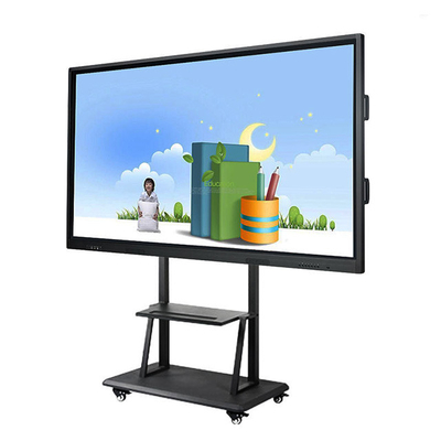 Floor Standing Digital Vertical Interactive Educational Signage Meeting All-in-one Machine 110inch