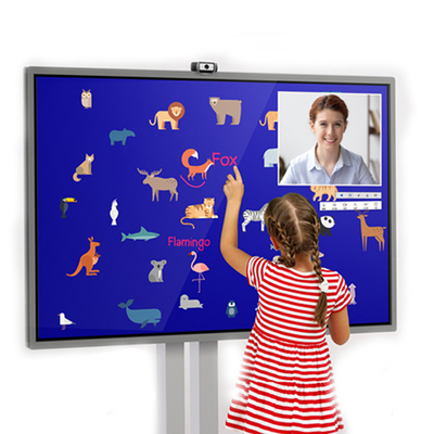 Smooth writing 55 65 tempered glass all from 75 inch to an android large multimediea touch screen display panel infrared touch screen