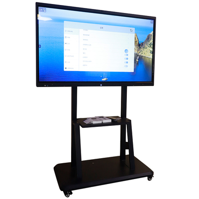 Conference 75Inch 4K 3840x2160 Touch Screen Interactive Smart Panel Electronic White Board With Wireless Project